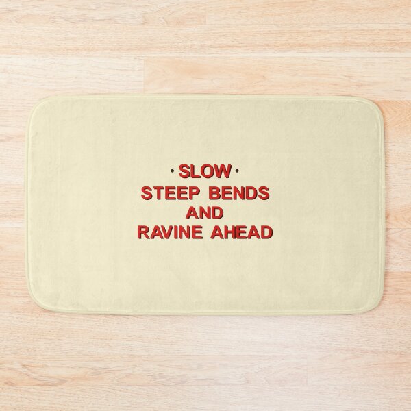 Item preview, STEEP BENDS TEXT ONLY designed and sold by andrewgyne.