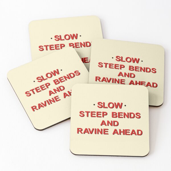 Item preview, STEEP BENDS TEXT ONLY designed and sold by andrewgyne.