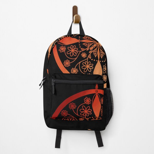 Item preview, Orange Flower Abstract Mandala Design designed and sold by mavagraphics.
