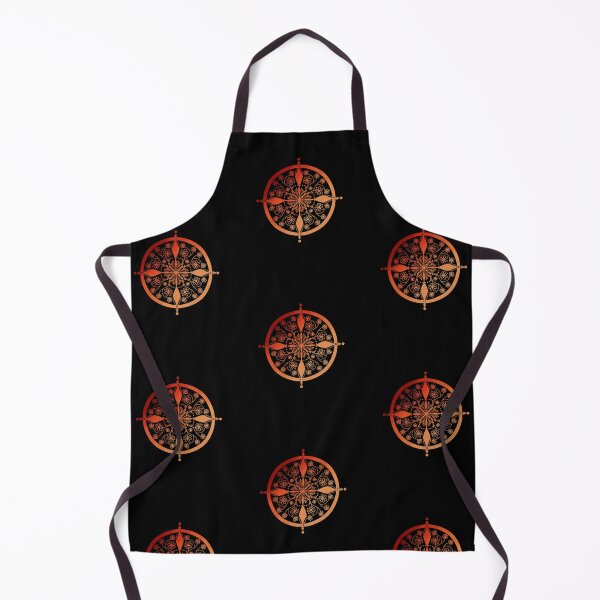 Item preview, Orange Flower Abstract Mandala Design designed and sold by mavagraphics.