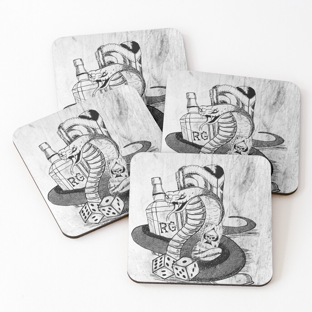 Item preview, Coasters (Set of 4) designed and sold by RGIllustrations.