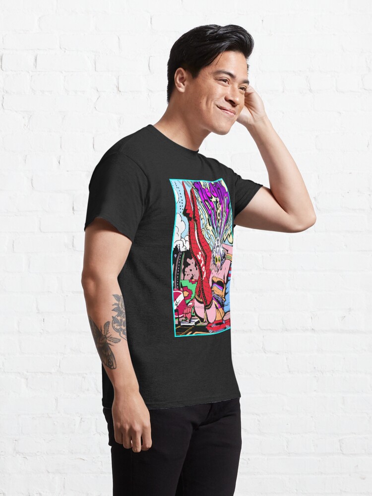 Vista alternativa de Camiseta clásica Vintage chica sexy