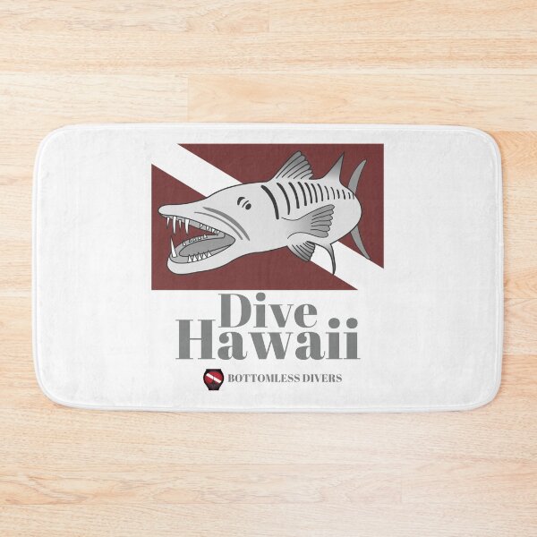Item preview, Dive Hawaii Barracuda in Grey Font designed and sold by BottomlessDiver.