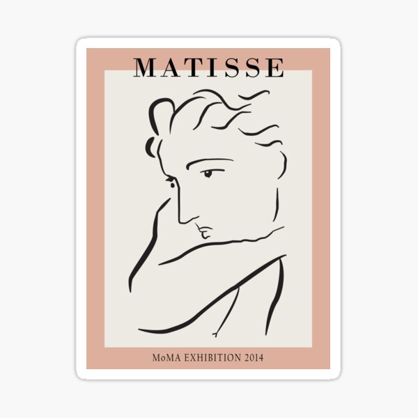 Item preview, Henri Matisse - Minimalist Drawing of Woman designed and sold by artswag.