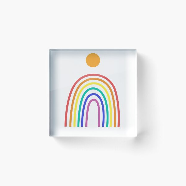 Item preview, colorful rainbow sun designed and sold by Peaceful Life Co.