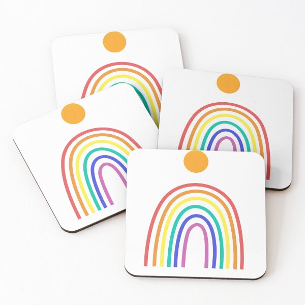 Item preview, colorful rainbow sun designed and sold by Peaceful Life Co.