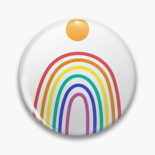 Item preview, colorful rainbow sun designed and sold by Peaceful Life Co.