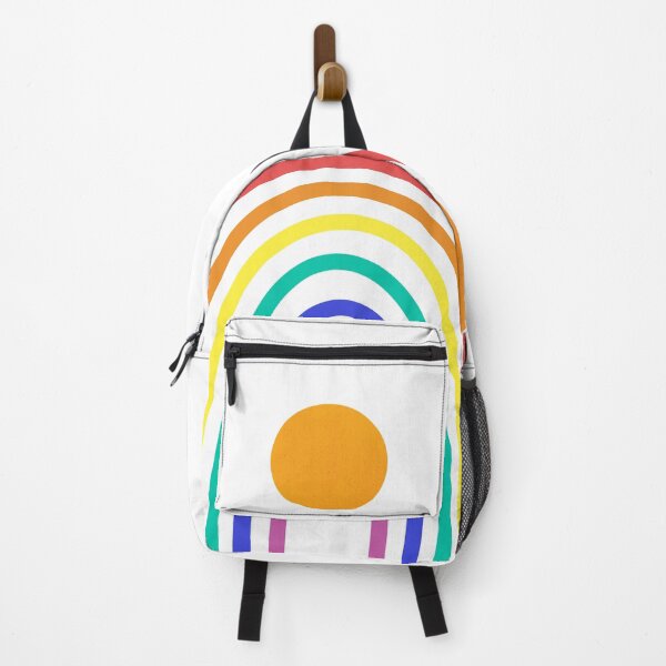 Item preview, colorful rainbow sun designed and sold by Peaceful Life Co.
