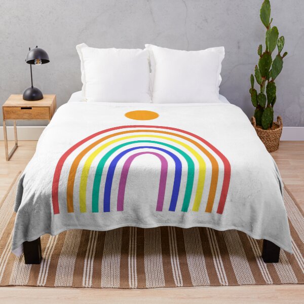 Item preview, colorful rainbow sun designed and sold by Peaceful Life Co.
