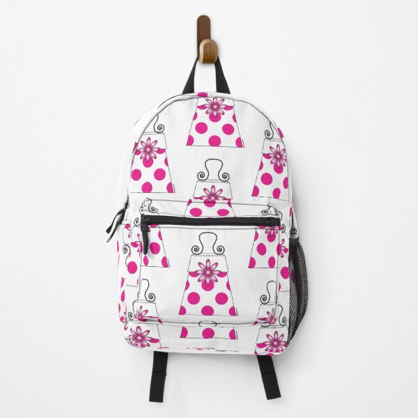 Item preview, The Katy Bag / Pink Peppermint Polka Dot Parfait designed and sold by srwdesign.