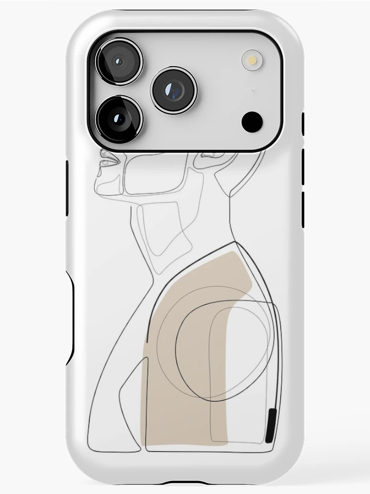 Thumbnail 1 of 4, iPhone Case, Suited In Beige designed and sold by ExplicitDesign.