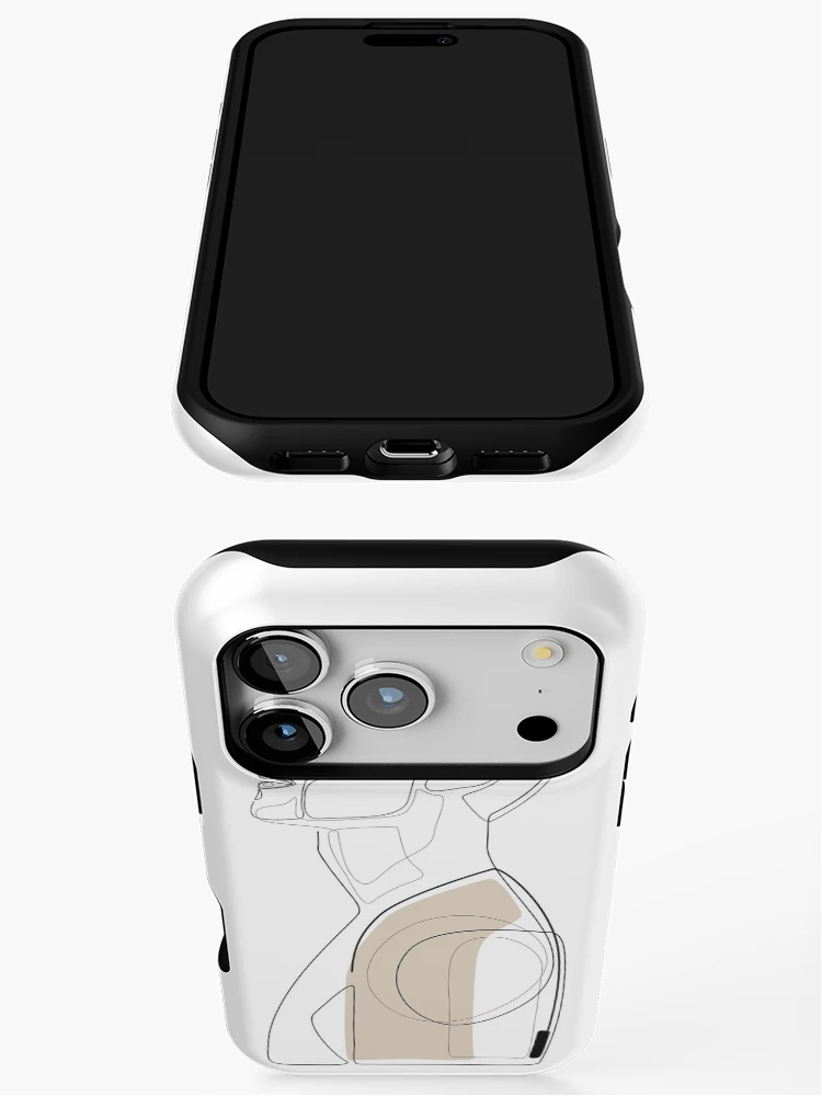 Thumbnail 3 of 4, iPhone Case, Suited In Beige designed and sold by ExplicitDesign.