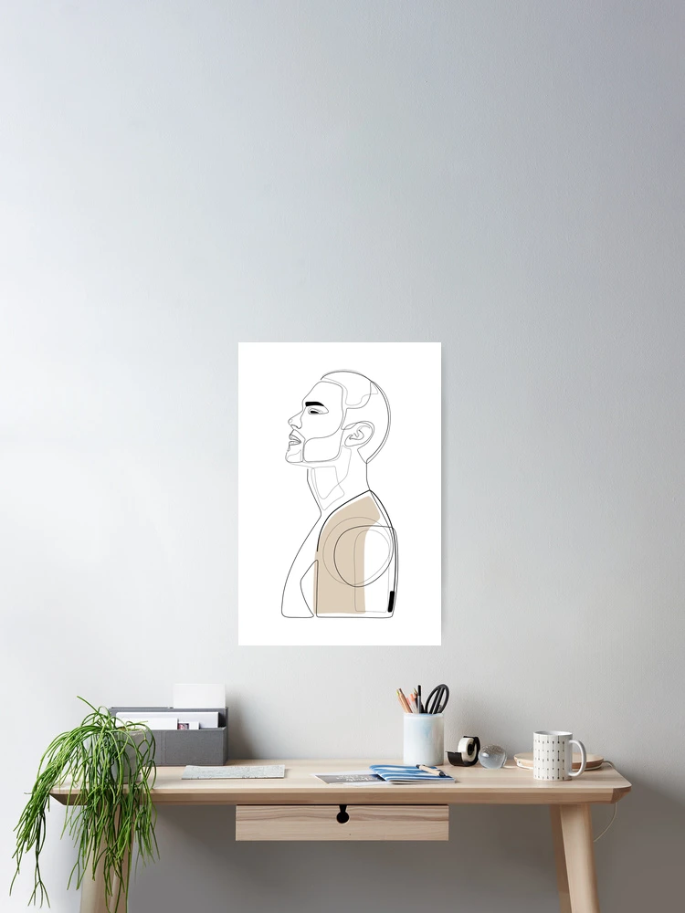 Thumbnail 2 of 3, Poster, Suited In Beige designed and sold by ExplicitDesign.