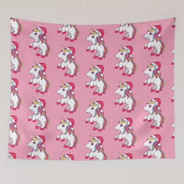 Item preview, Uni Claus or Santa Corn | Unicorn with Santa Hat designed and sold by SLAG-Creative.