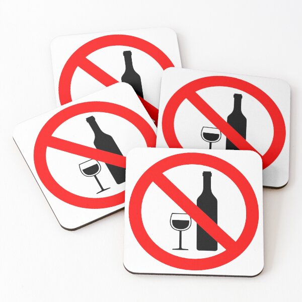 Item preview, No Alcohol Sign! designed and sold by DoodleDashCollective.