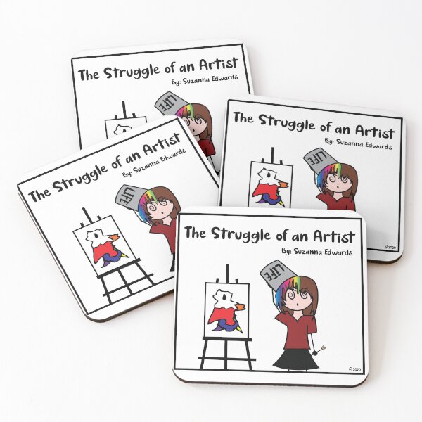 Item preview, The Struggle of an Artist designed and sold by SuzannaEdwards.