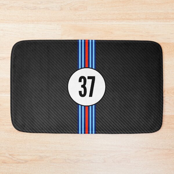 Item preview, Martini Racing Number 37 Carbon Poster – Retro Porsche Livery Art designed and sold by Road To Track.