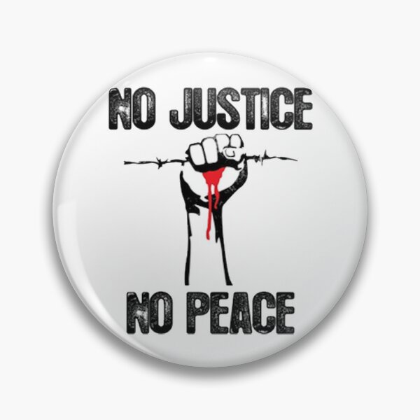 Item preview, No Justice No Peace designed and sold by DoodleDashCollective.
