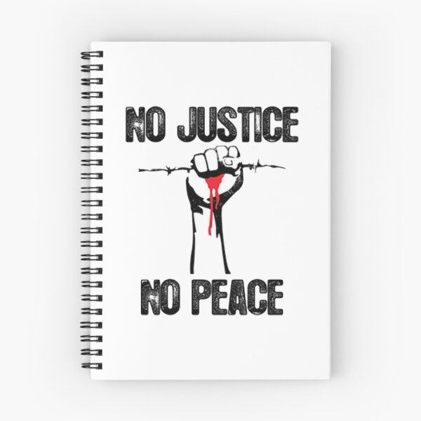 Item preview, No Justice No Peace designed and sold by DoodleDashCollective.