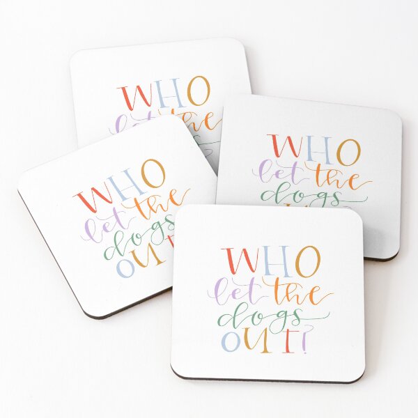 Item preview, who let the dogs out? designed and sold by madstodd.