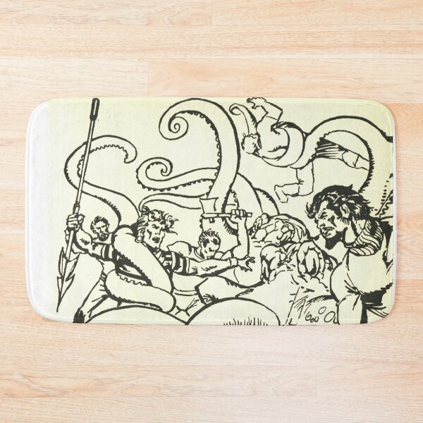 Item preview, Squid Attack - Vintage Illustration designed and sold by elevens.
