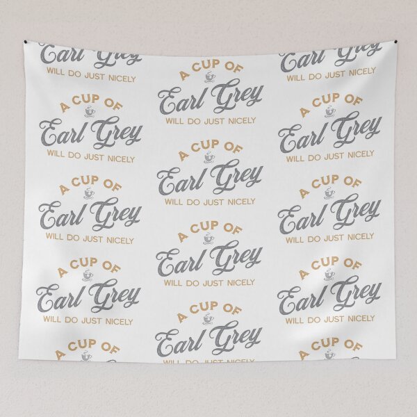 Item preview, A Cup of Earl Grey Will Do Just Nicely II designed and sold by VicEllisArt.