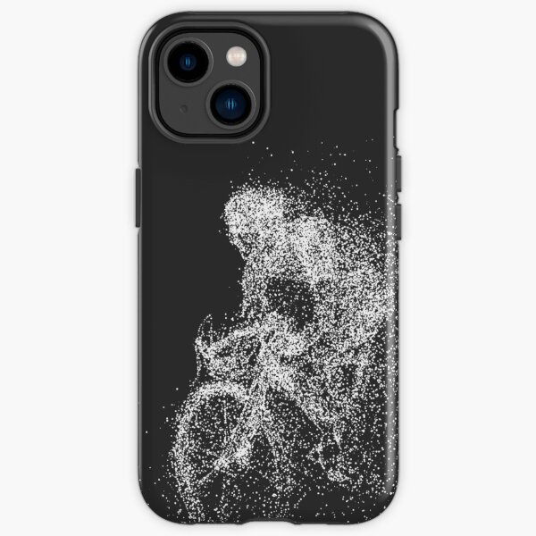 CYCLE BICYCLE radfahrender Junge Radfahrender Mann Radfahrerpartikel zerschmetterte Skizzen-T-Shirt-Aufkleber-Notizbuch für Geschenk iPhone Robuste Hülle