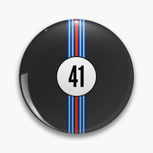 Item preview, Martini Racing Number 41 Carbon Poster – Classic Porsche Livery Art designed and sold by Road To Track.