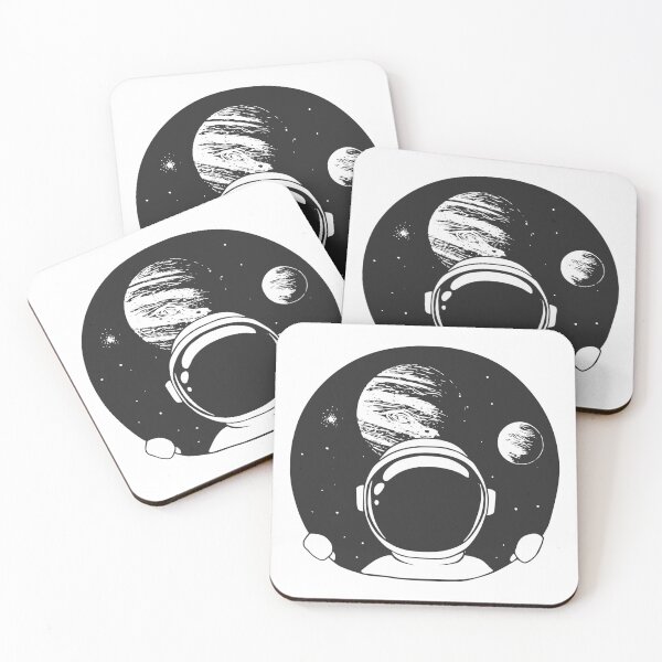 Item preview, An astronaut looks out a hole in space designed and sold by asmmdesign.
