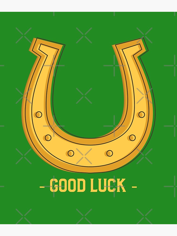 Good Luck Horseshoe | Metal Print