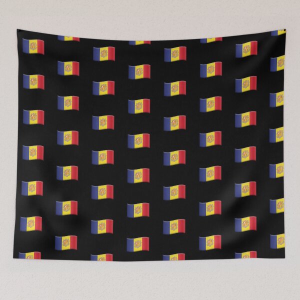 Item preview, Andorra Flag designed and sold by LexieRobinson.