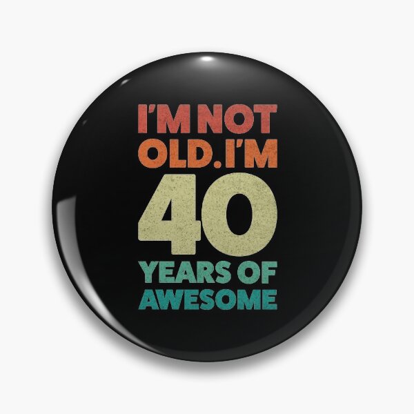 Item preview, Funny Unisex 40th Birthday Present Design designed and sold by justjonboy.