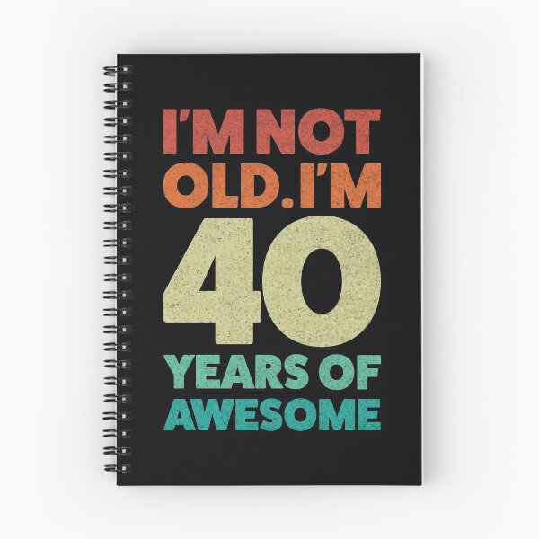 Item preview, Funny Unisex 40th Birthday Present Design designed and sold by justjonboy.