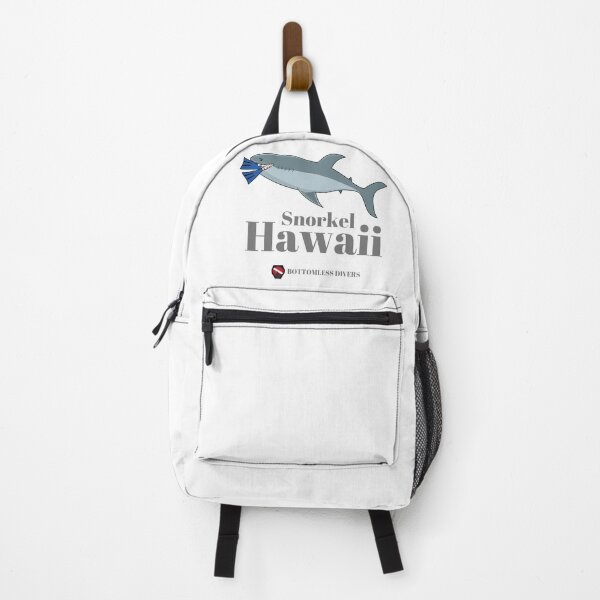 Item preview, Snorkel Hawaii Shark with Grey Font designed and sold by BottomlessDiver.