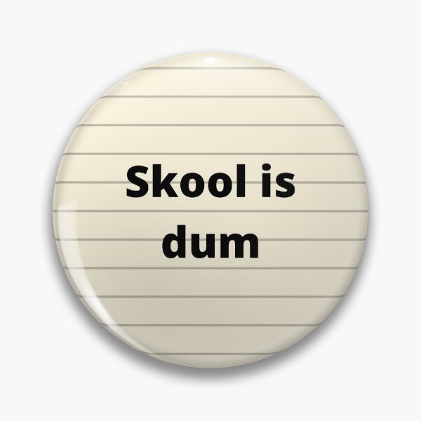 Item preview, Skool Is Dum designed and sold by liftdesign.