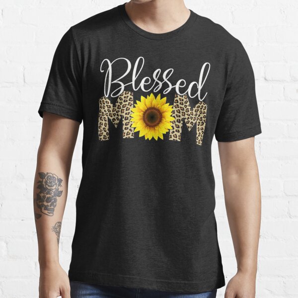 Blessed Mom Sunflower Sublimation Print Design Ready To Press Heat Transfer