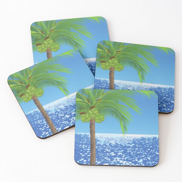 Item preview, COCONUT PALM ON THE SEA - TROPICAL  designed and sold by fsultesart.