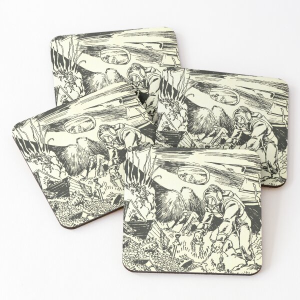 Item preview, Buried Treasure - Vintage Atlantis Illustration designed and sold by elevens.