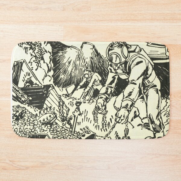 Item preview, Buried Treasure - Vintage Atlantis Illustration designed and sold by elevens.