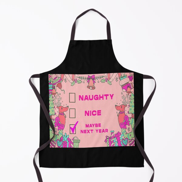 Item preview, Naughty or Nice Pink designed and sold by Coder-T.