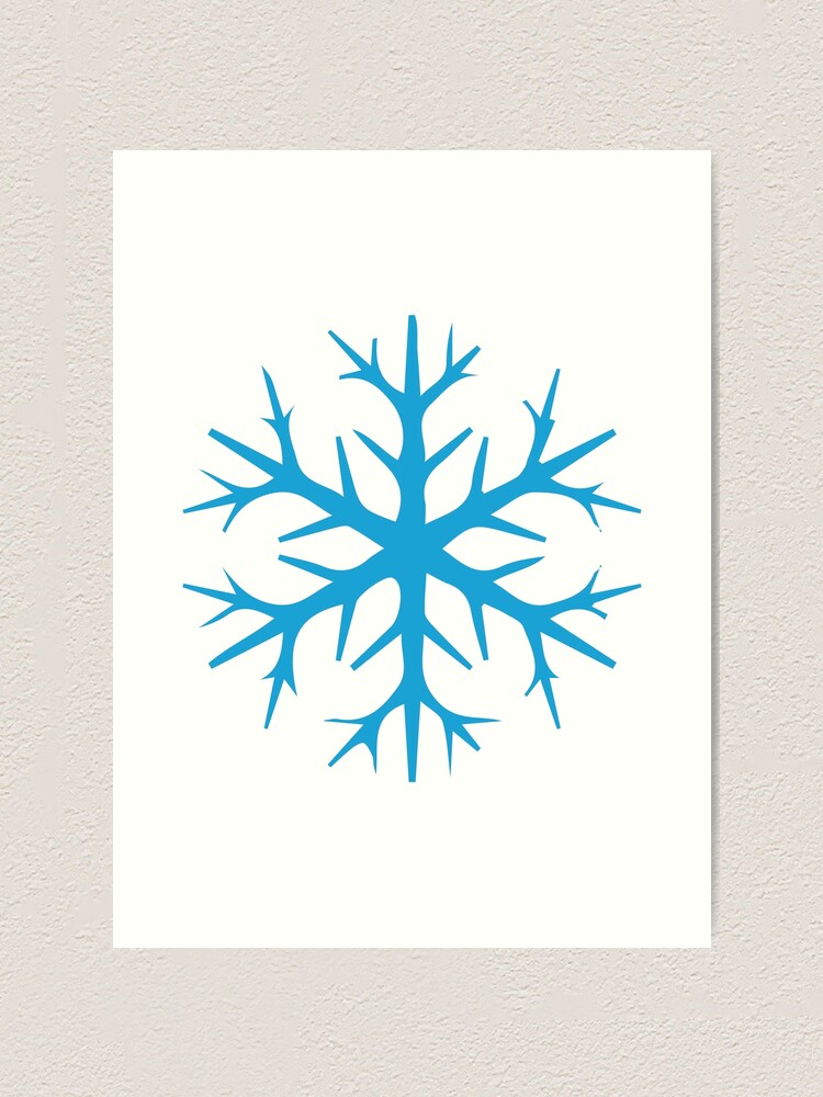 Snowflake emoji Pattern Frozen Snowflakes Snow flake snowflake-emoji-pattern-frozen-snowflakes-snow-flake-art-print-for-sale-by-clothesy7-redbubble