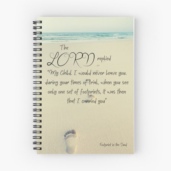 Item preview, Footprints in the Sand Poem designed and sold by ChartGifts.