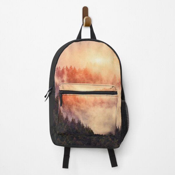 Item preview, In My Other World // Sunrise In A Romantic Misty Foggy Autumn Fairytale Wilderness Forest With Trees Covered In Fog And Sunlight designed and sold by Tordis Kayma.