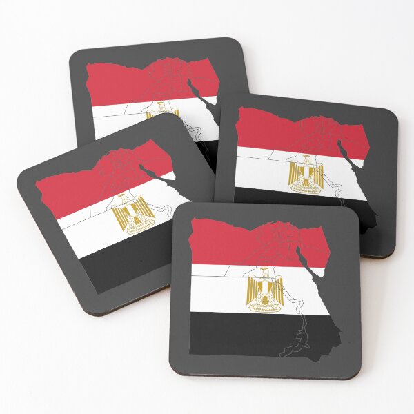 Item preview, Egypt Flag Map with regions designed and sold by Alo.