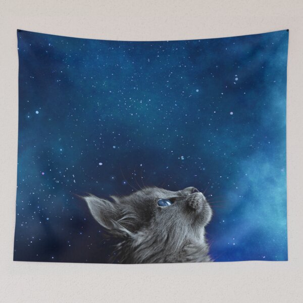 Item preview, Stargazing Galaxy Cat designed and sold by MeowMerch.