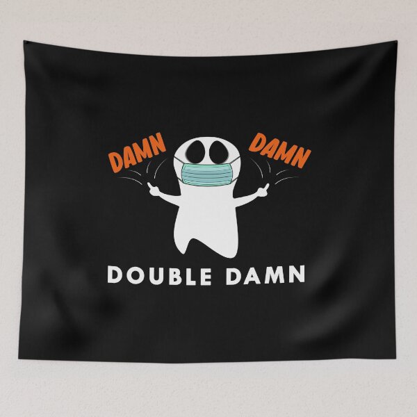 Item preview, Damn Damn Double Damn Halloween Shirt Ghost I Love Halloween designed and sold by Paulina Vanlife.