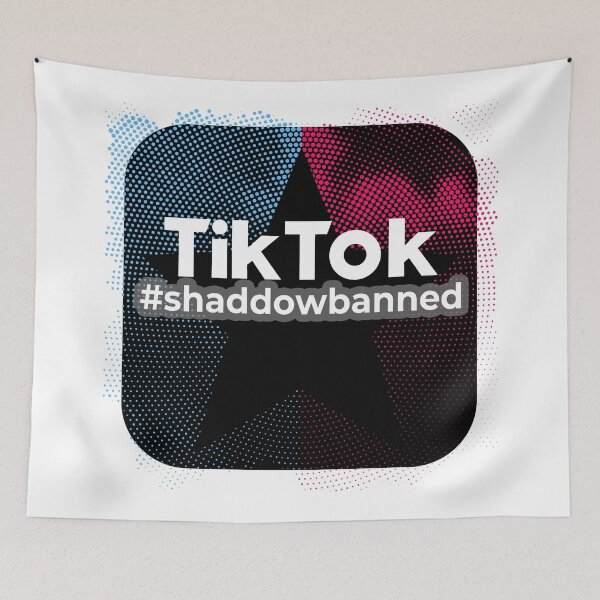 Item preview, hashtag Tiktok Shadowbanned – social media STAR, FUN app logo – FYP – Famous designed and sold by originalsusie.