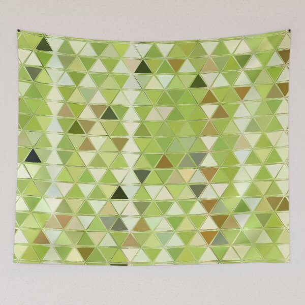 Item preview, Cool Colored triangle mosaic art designed and sold by AYACHI90.