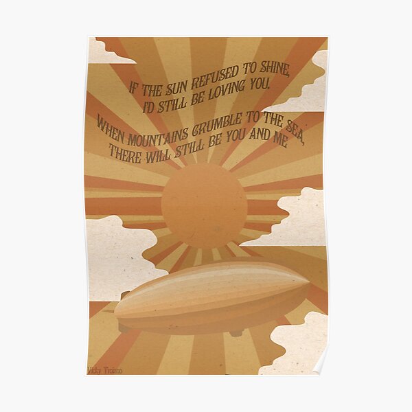 Thank You Led Zep Poster Poster