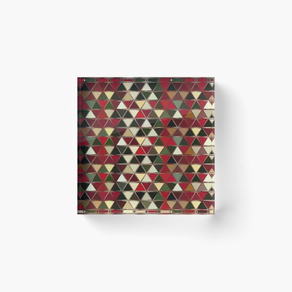 Item preview, Cool Colored triangle mosaic art designed and sold by AYACHI90.